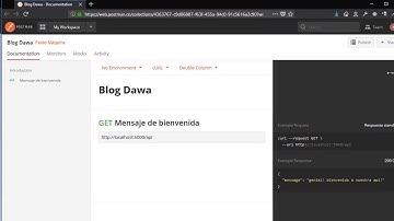 DAWA 2018 Lab12 03 - Creación de documentación con Postman