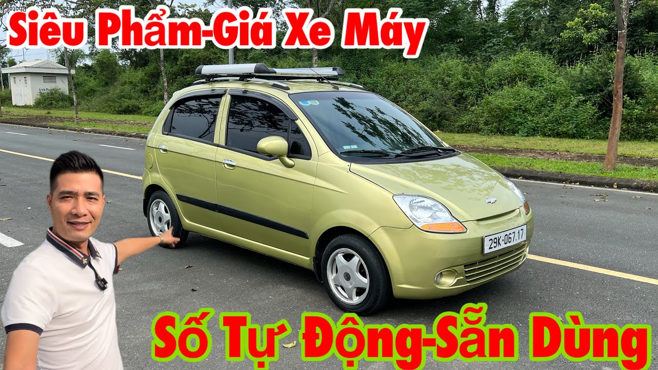 🚘“SIÊU PHẨM-Ô TÔ GIÁ XE MÁY”đổ xăng sẵn dùng Spark AT bản đủ cực đẹp 0329823333-0965133688