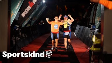 Son with Down syndrome makes Ironman history | Sportskind