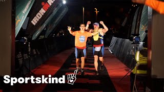 Son With Down Syndrome Makes Ironman History Sportskind