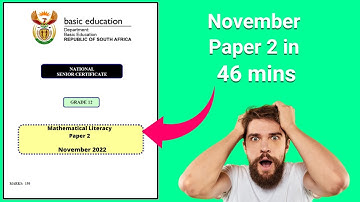 Math Literacy November 2022 Paper 2 Grade 12