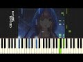 【花譜】「畢生よ 」弾いて採譜してみた(full) / Piano cover