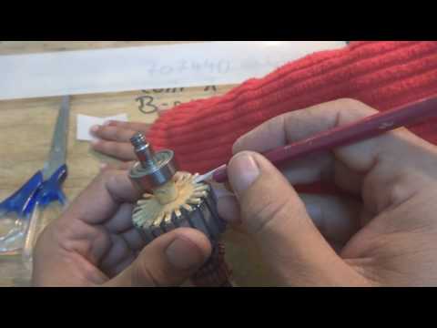 Universal motor rewinding. AC series motor repair. Part 2