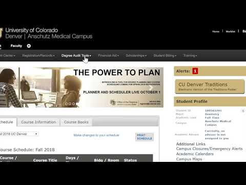 Student Videos: Accessing Planner