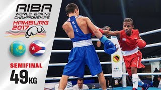 Semifinal (49kg) ARGILAGOS Joahnys (Cuba) vs YERZHAN Zhomart (Kazakhstan)