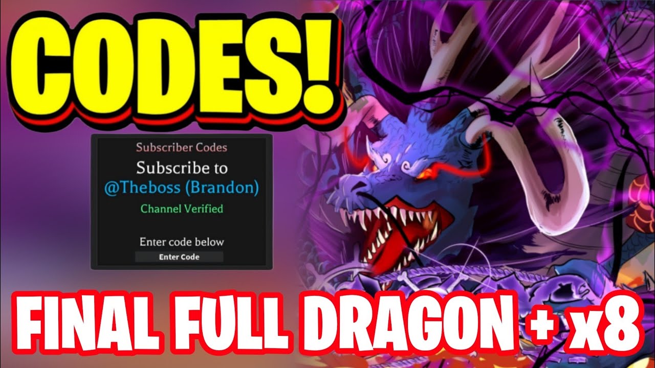 *NEW* ALL FINAL FULL DRAGON + X8 UPDATE CODES FOR AOPG! ROBLOX AOPG CODES