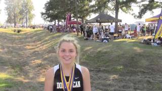 2013 Louisiana State XC Championships - Mia Meydrich Girl's 5A Champion