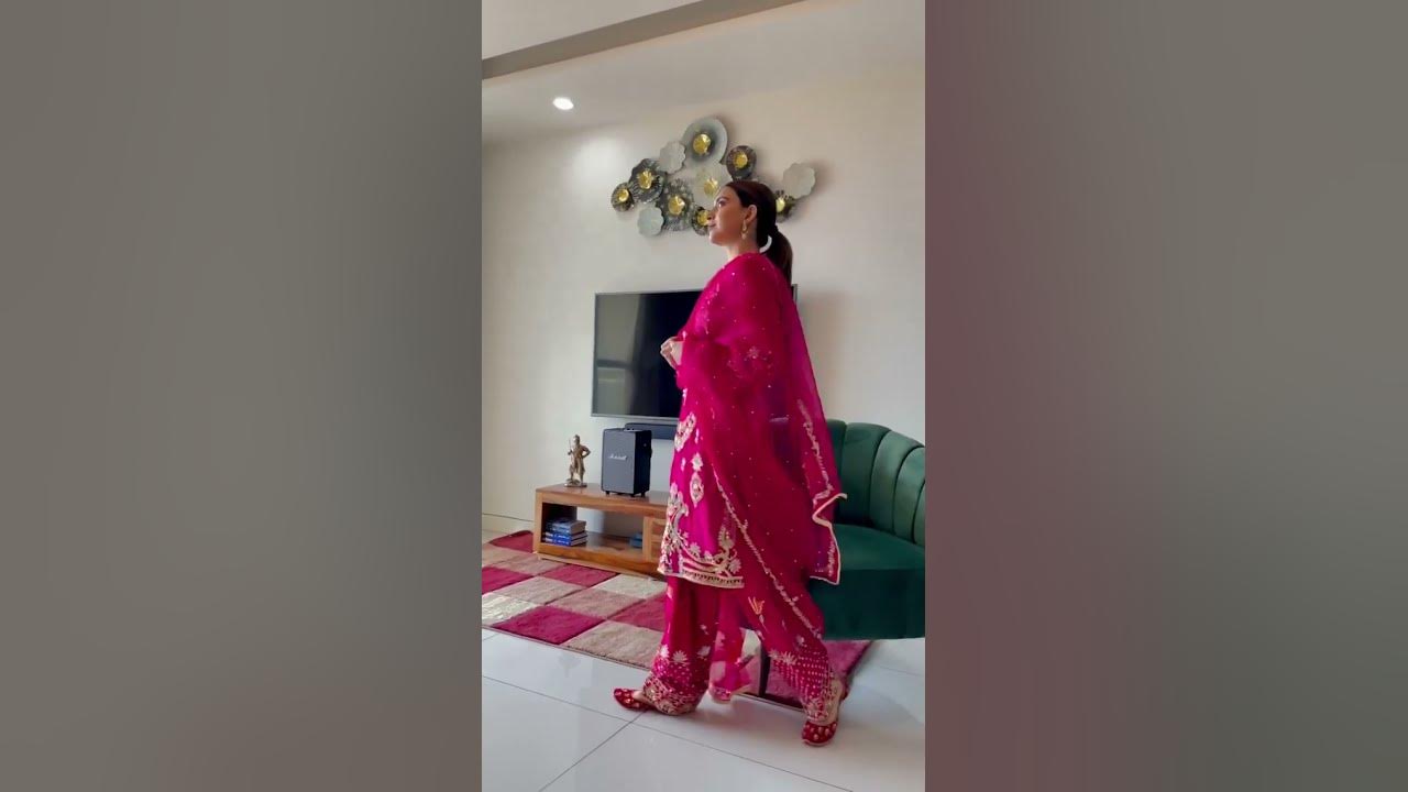 Ehna akhiyan ch pawa kive kajla | Nimrat khaira | Nimrat khaira new outfit |
