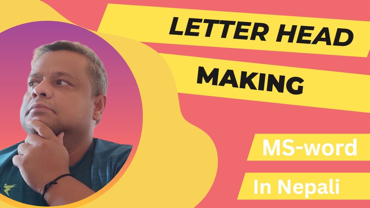 How To Make Letterhead Design In Ms Word Professional letterhead