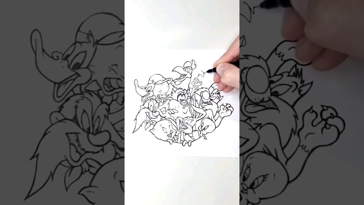 Drawing Looney Tunes 