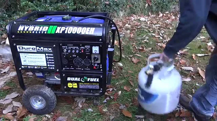 Power up your camping trip with the DuroMax XP10000EH Generator bundle!