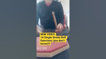 SPEED UP YOUR 🥁 Single Stroke Roll Drum Rudiment! NEW VIDEO ONLINE!