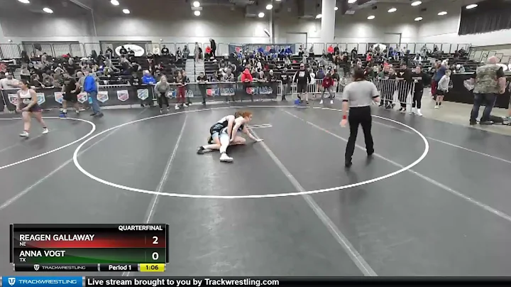 144 Lbs Quarterfinal - Reagen Gallaway, NE Vs Anna...