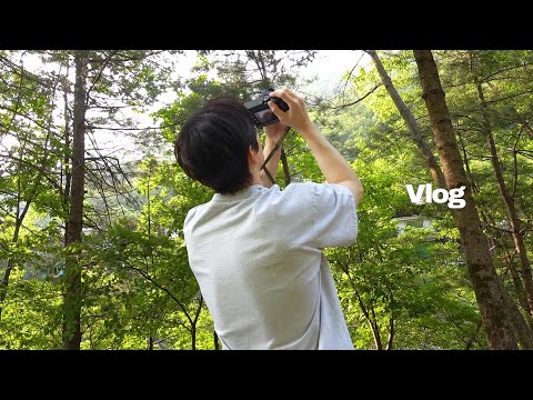 짧은 힐링 여행 | 찐빵, 펜션, 장보기, 바베큐, 불멍 · Vlog