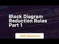 Block diagram reduction rules part 1