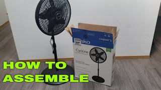 How To Emble The Lasko Cyclone Pedestal Fan No Tools