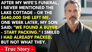 After My Wife's Funeral, I Never Told My Son About the Lake Cottage She Left Me  Glad I Stayed S