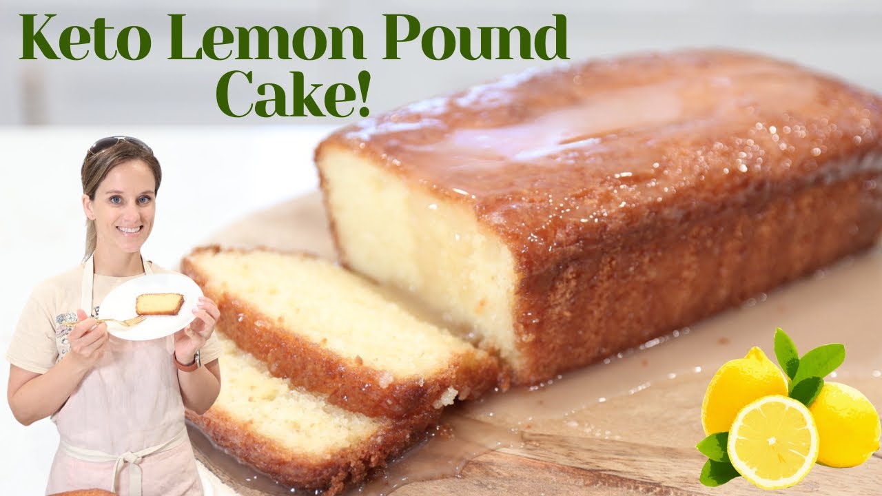 Keto Lemon Pound Cake! By Victoria's Keto Kitchen!