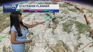 Stronger winds return this week, along with rain chances