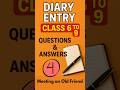Diary Entry for Class 6 to 9 | Questions &amp; Answers | English Writing Skill