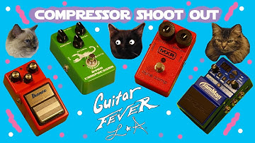 GUITAR PEDALS, COMPRESSOR SHOOTOUT, MXR DYNA VS IBANEZ CP9  /MOTORHEADS