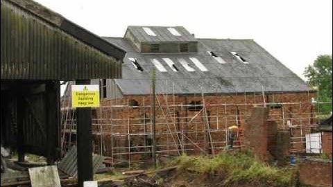 Lion Salt Works - Enabling Works - Timelapse Scaffolding