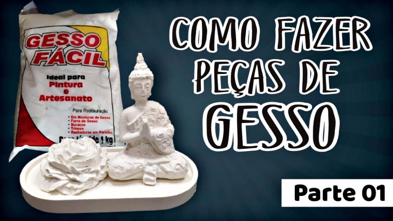 КАК СДЕЛАТЬ ИЗ ШТУКАТУРКИ - ЧАСТЬ 01 #поделки #декоративная штукатурка