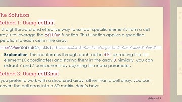 Extracting Data from a Cell Array in MATLAB: A Concise Guide