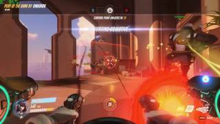 Overwatch D.Va triple environment kill