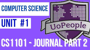 CS1101 Journal Unit 1 Part2