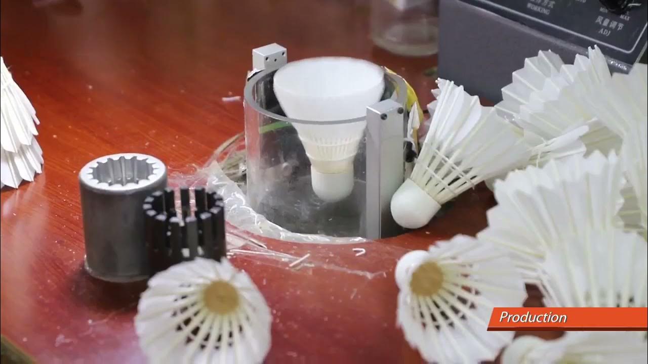 Shuttlecock making process YouTube