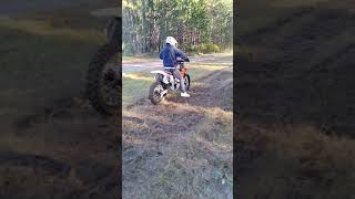 cr250 1996 with cone exhaust sounds sweet