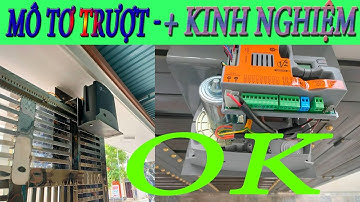 Mô tơ cổng trượt Italy, mô tơ cổng lùa ngang tự động Treo trên cao