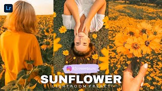How to edit SUNFLOWER Preset | Lightroom Tutorial + FREE Preset (DNG) | by JPreset screenshot 4