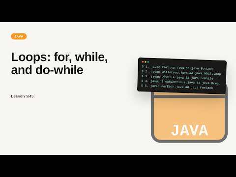 Loops: for, while, and do-while | Java Tutorial