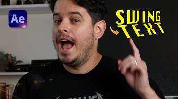Easy Swinging Text Effect in After Effects - Beginner Friendly