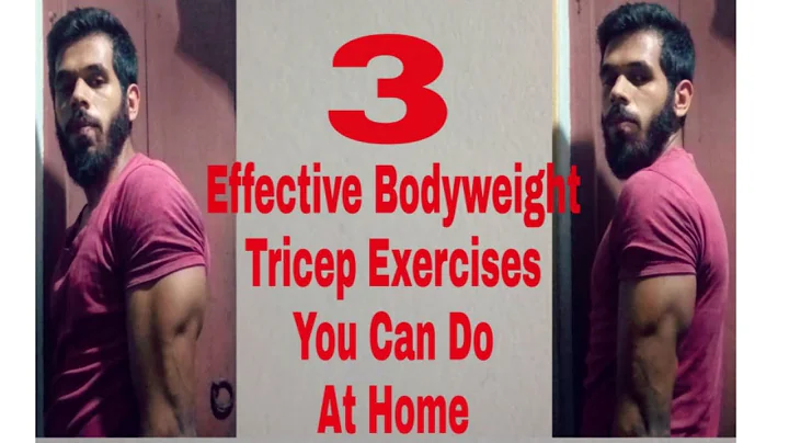 3 Bodyweight Tricep Exercises You Can Do At Home To Grow Your Arms Big | Hum Fit Toh India Fit |