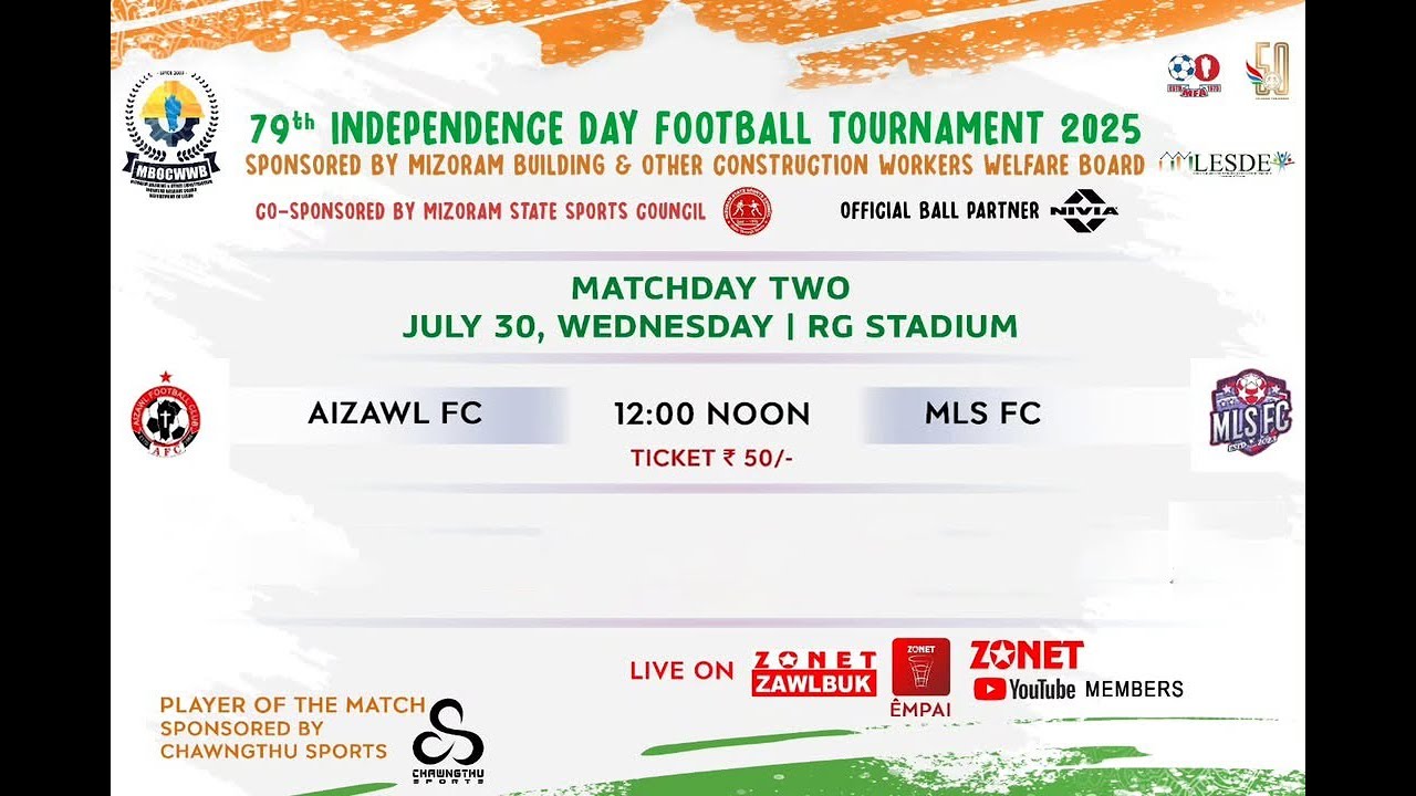 AIZAWL FC vs MLS FC | I-DAY 2025