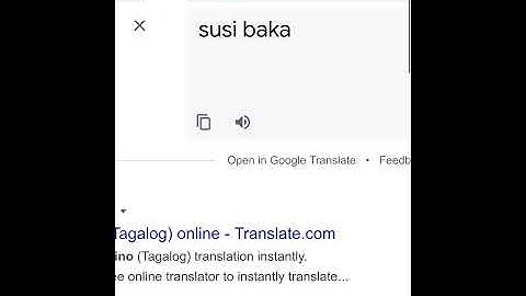 Searching key cow in Filipino