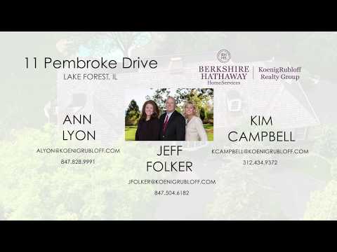 11 Pembroke Drive, Lake Forest, IL home video tour