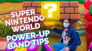 How to use the PowerUp Band at Super Nintendo World! | Collect coins, stamps, & secret blocks