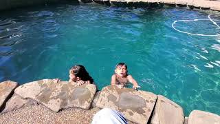 Caiden And Camylle Swiming