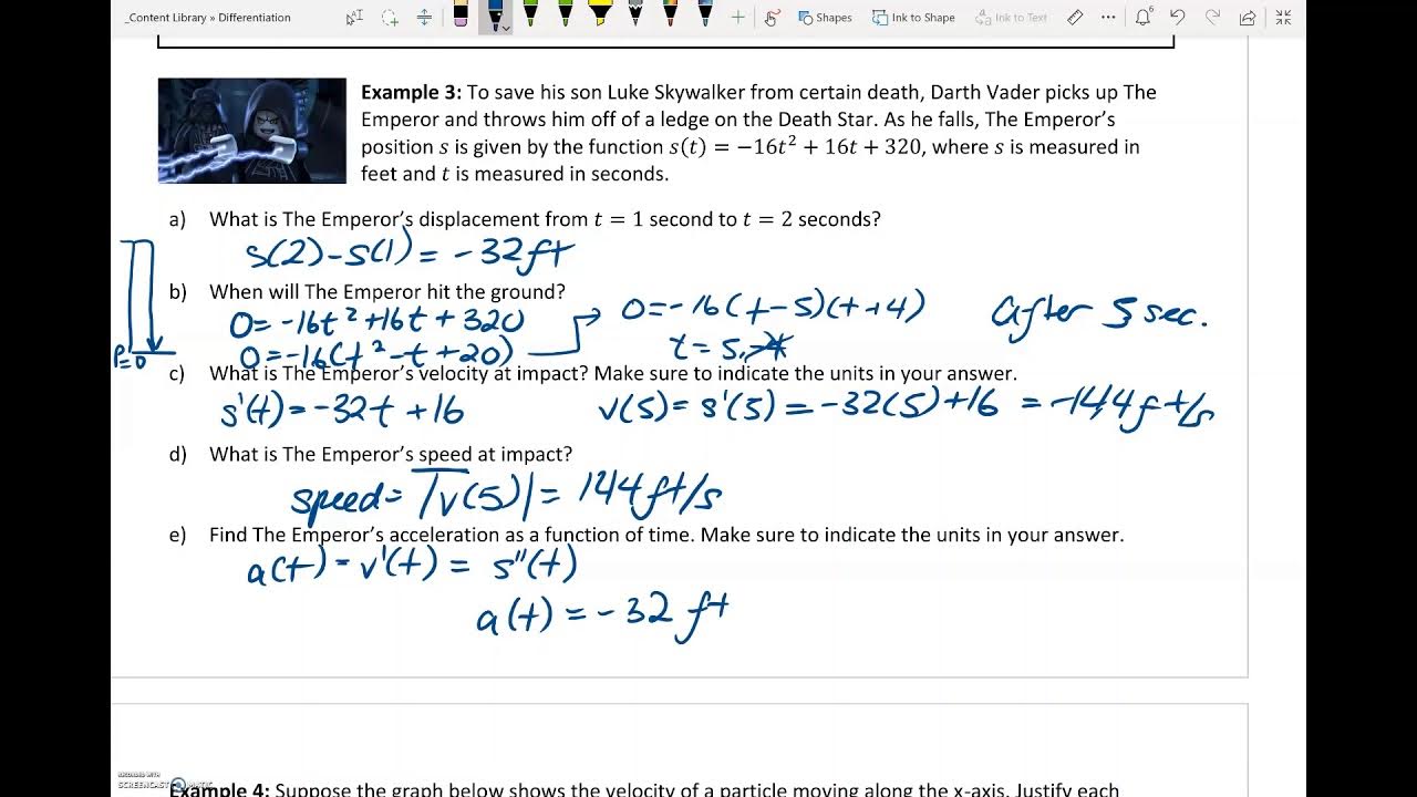AP Calculus: Particle Motion - YouTube