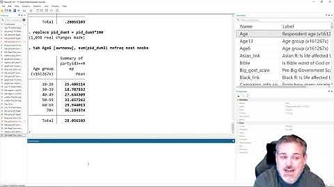 POLS 3600: Basic Data Comparisons in STATA