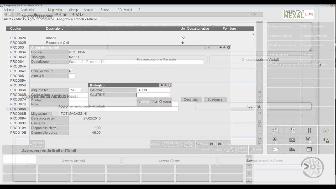 Pasweb Nuovo videocorso Passweb - Aggiornamento Attributi Mexal - YouTube