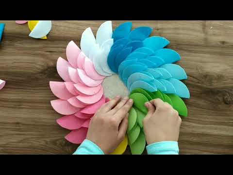 Keçeden Duvar Süsü Yapımı //  Dıy Room Decoration