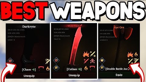 BEST WEAPON RECIPES in THE FORGE! Roblox