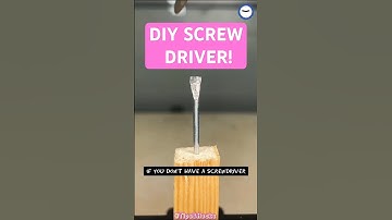 “Make a Mini Screwdriver in Seconds – Genius Hack!”