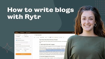 How to Write Blogs with Rytr AI - Full Review