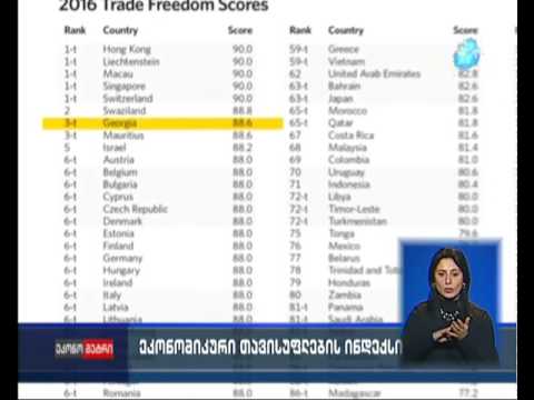 „ჰერითიჯ ფაუნდეიშენის“  თავისუფალი ვაჭრობის რეიტინგში საქართველო მე-3 ადგილზეა